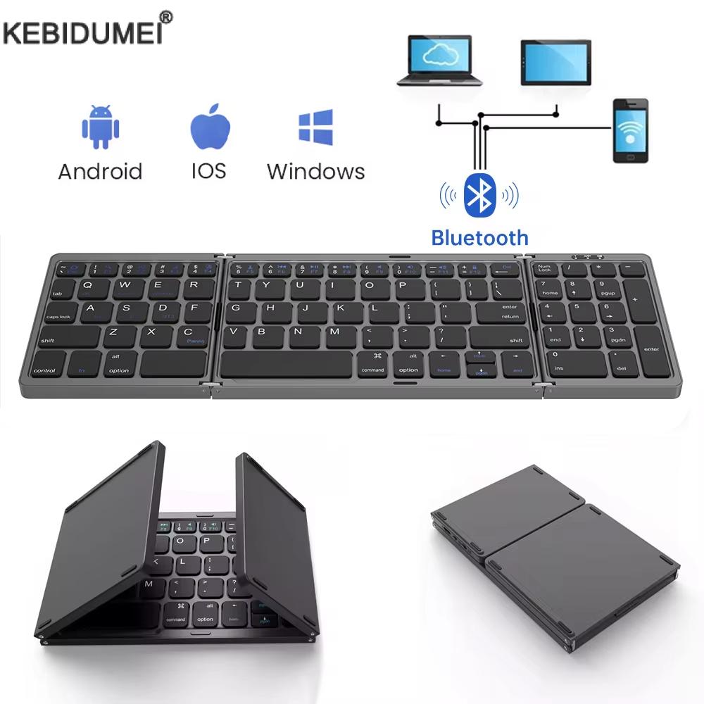 Gaming Keyboard Budget - 접이식 무선 블루투스 키보드, 충전식 접이식