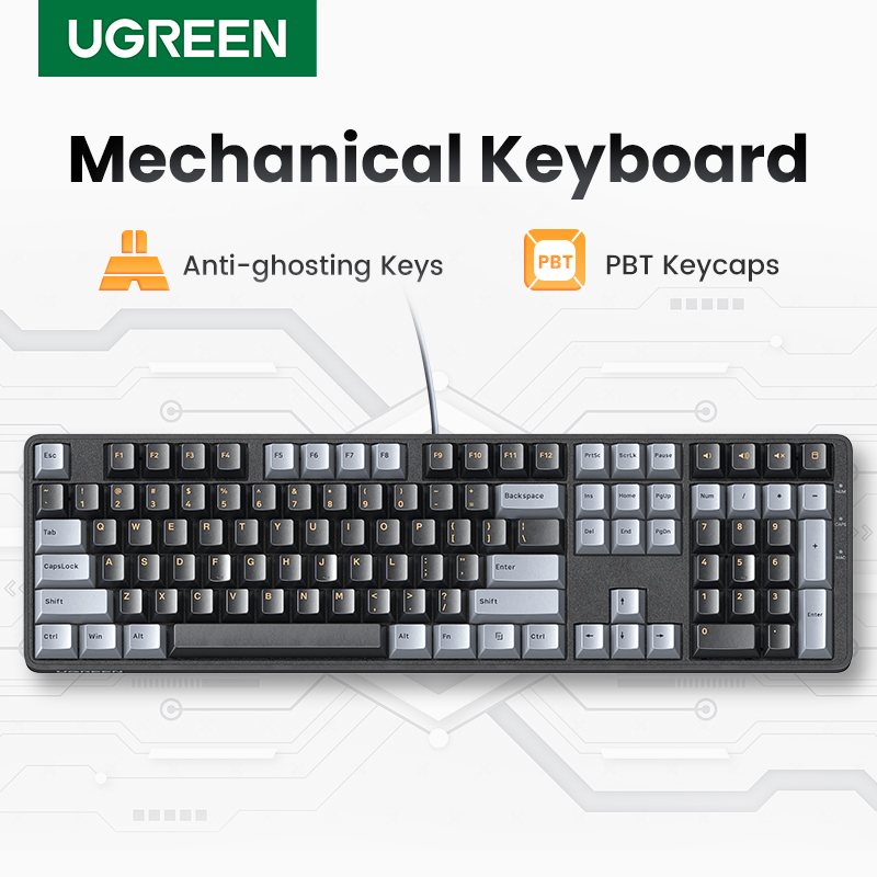 Gaming Keyboard Corsair - UGREEN 기계식 키보드 108 PBT 키캡,