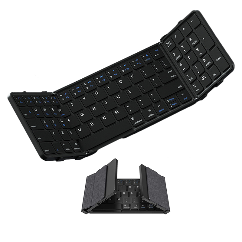 Gaming Keyboard Budget - 숫자 키패드가 있는 접이식 블루투스 키보드