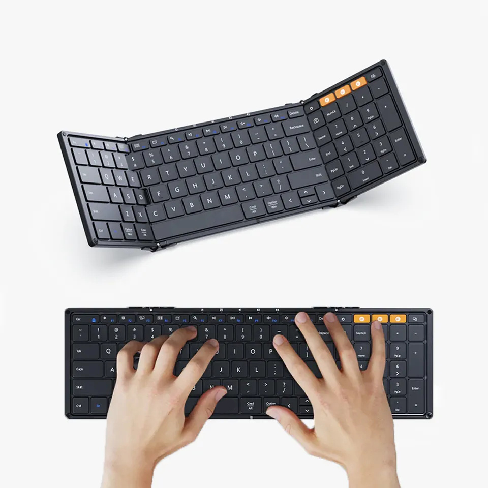 Gaming Keyboard Budget - 숫자 키패드가 있는 접이식 키보드 Bluetooth