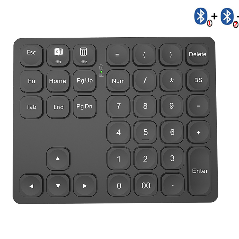Gaming Keyboard Budget - BOW 듀얼 블루투스 숫자 키보드 iPad