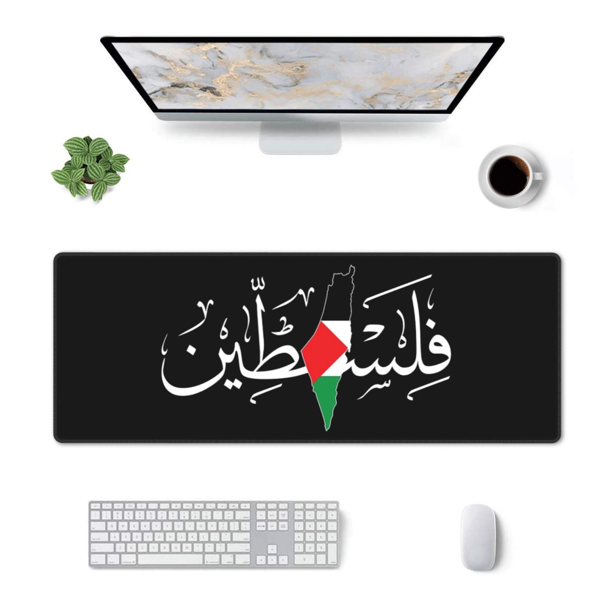 Gaming Keyboard Name - 대형 마우스 패드 팔레스타인 아랍어 캘리그라피