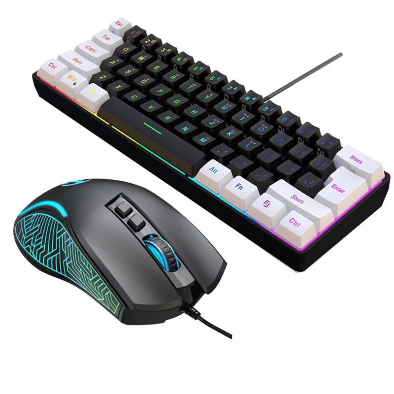 키보드 및 마우스 60% 컴퓨터 게임용 콤보 키트 PC - Gaming Keyboard Mobile 리뷰 및 가격