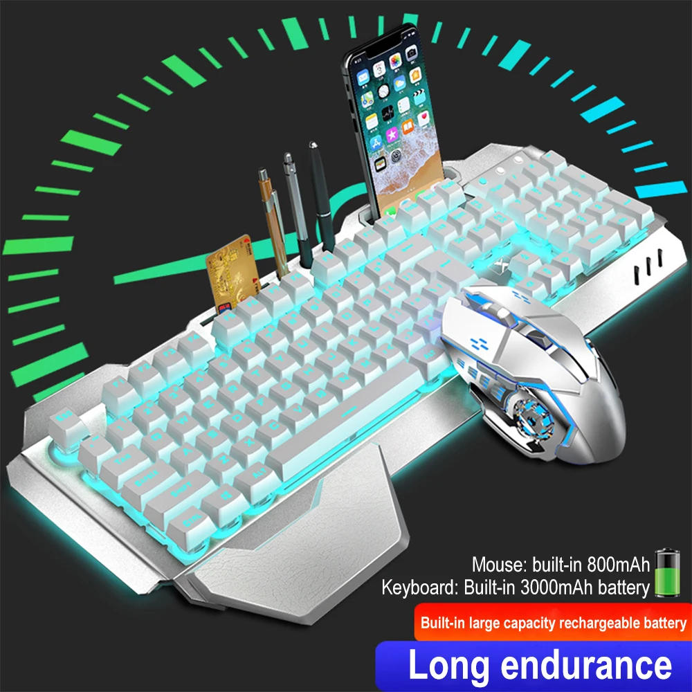 충전식 무선 키보드 및 마우스 제품군 게임용 컴퓨터,  - Gaming Keyboard And Mouse Combo 리뷰 및 가격