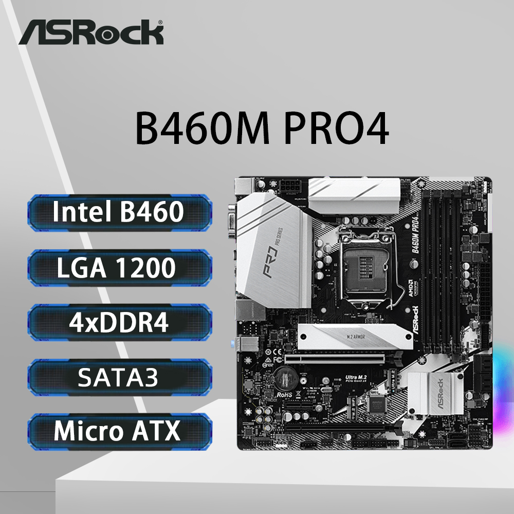 ASRock B460M PRO4 마더보드 LGA 120 - Intel Cpu Core I7 리뷰 및 가격