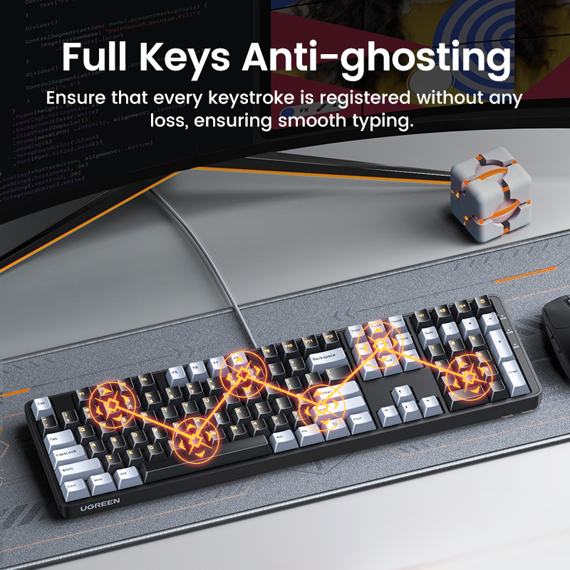 UGREEN 기계식 키보드 108 PBT 키캡, 유선  - Gaming Keyboard Corsair 리뷰 및 가격
