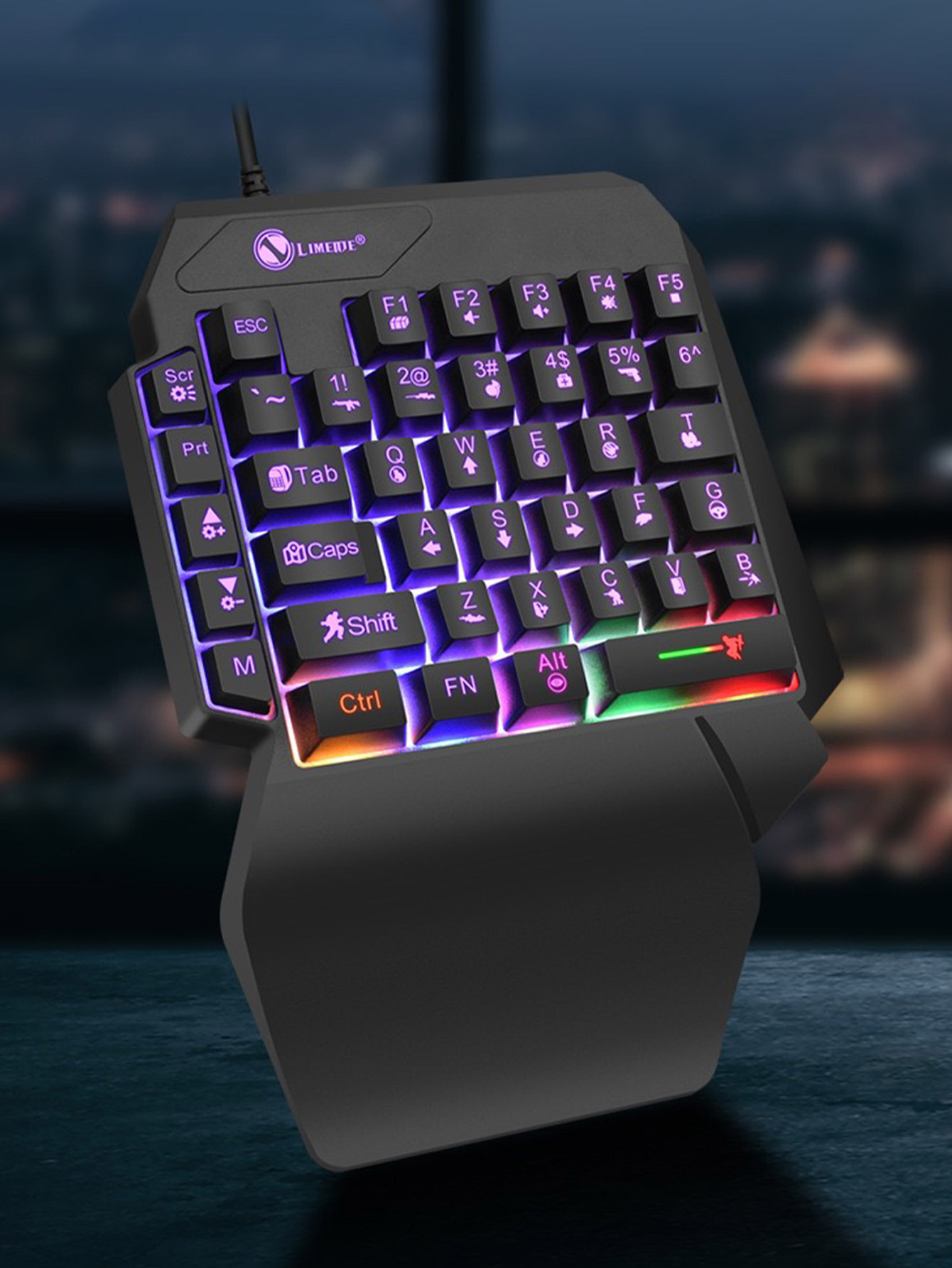 기계식 한손용 라이트 게임 유선 키보드, 라듐 각인 문 - Gaming Keyboard Half 리뷰 및 가격