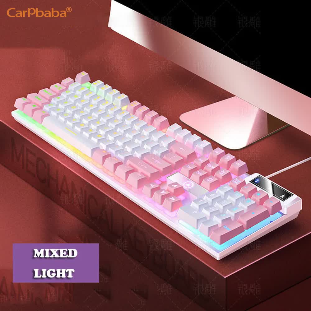 Carpbaba K500 104 키 USB 유선 게임용 - Gaming Keyboard Mobile 리뷰 및 가격
