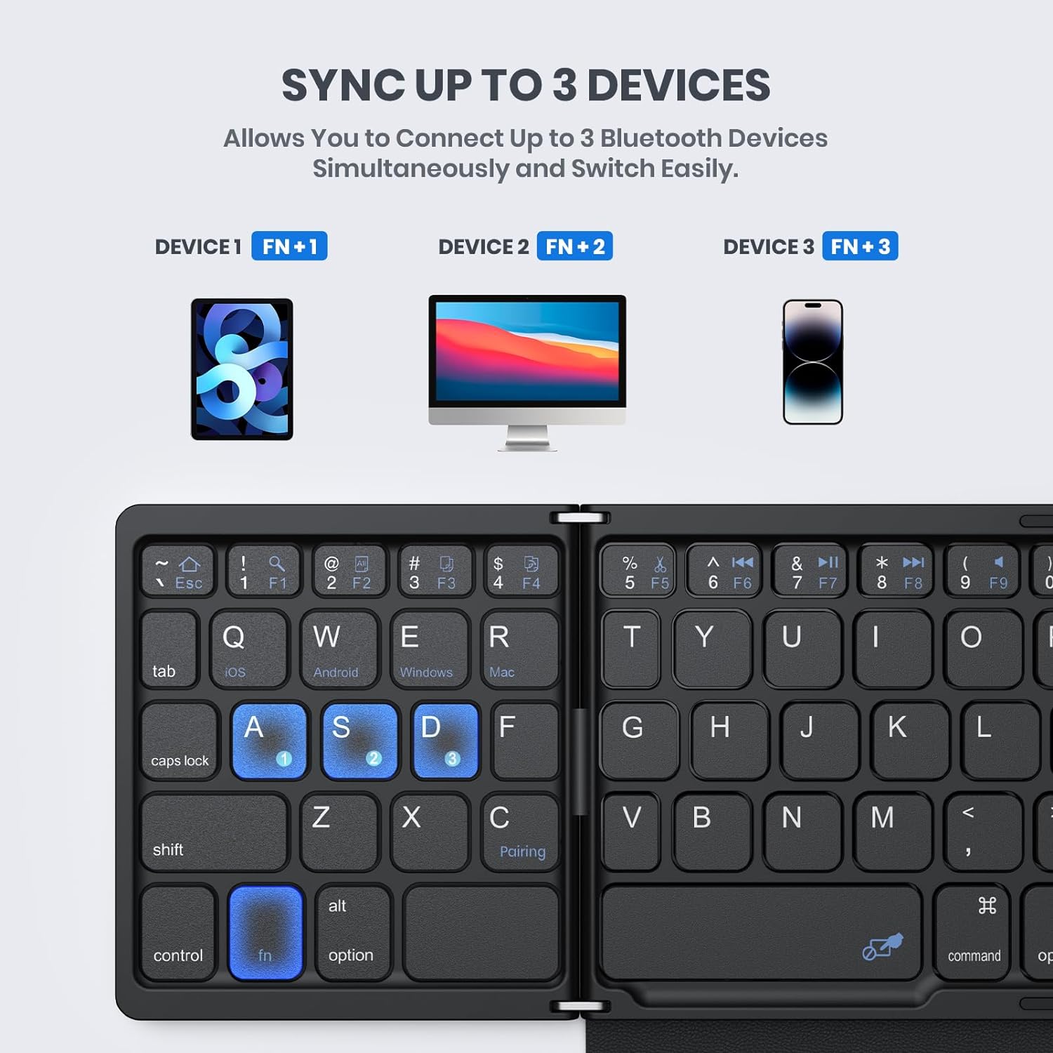 터치패드 접이식 블루투스 키보드가 포함된 미니 휴대용  - Gaming Keyboard Budget 리뷰 및 가격