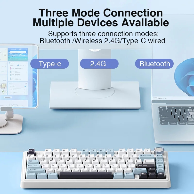 AULA F75 2.4G 무선 블루투스 유선 게임용 기 - Keyboard Gaming Mac 리뷰 및 가격