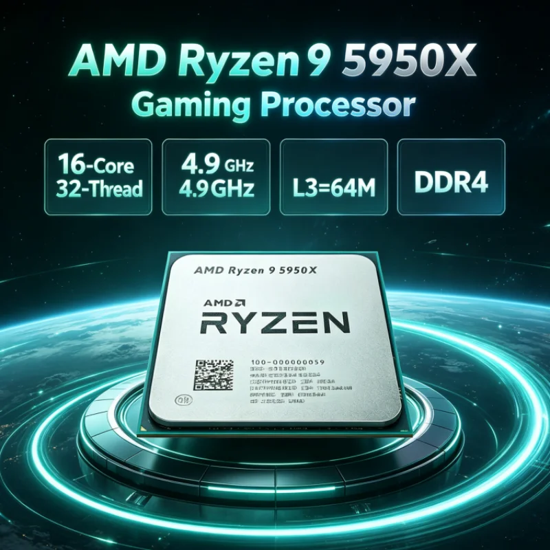 AMD 라이젠 9 5950X 게이밍 CPU (쿨러 미포 - Amd Cpu Ryzen 9 리뷰 및 가격