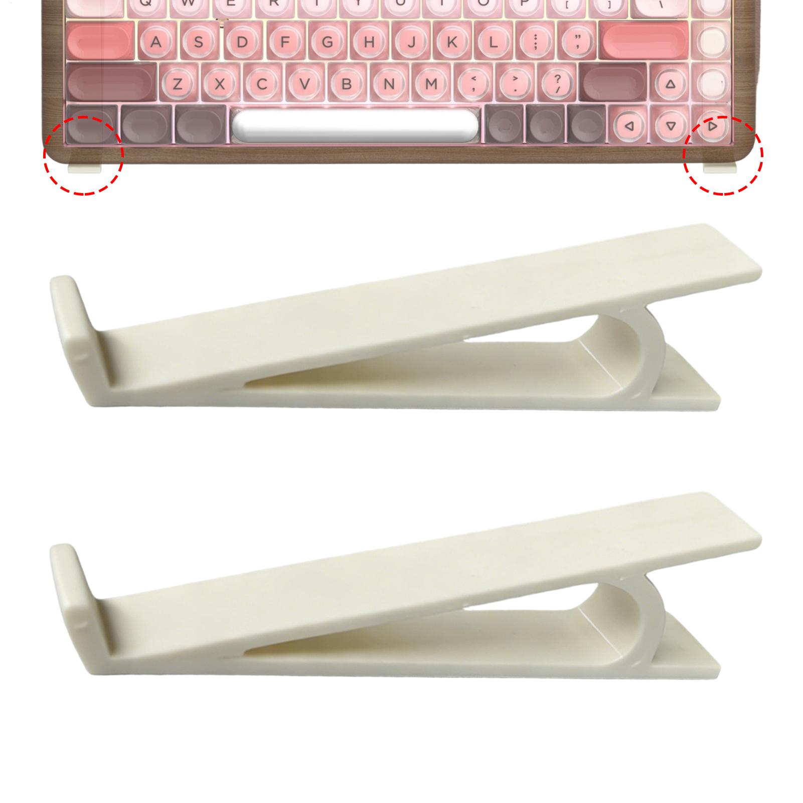 인체 공학적 미끄럼 방지 키보드 라이저 2Pcs 휴대용 - Gaming Keyboard Types 리뷰 및 가격