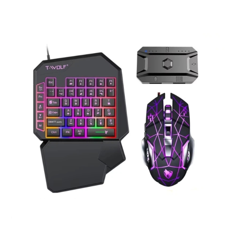 T-Wolf Tf950 5 in 1 한손 게이밍 키보드 - Gaming Keyboard Half 리뷰 및 가격