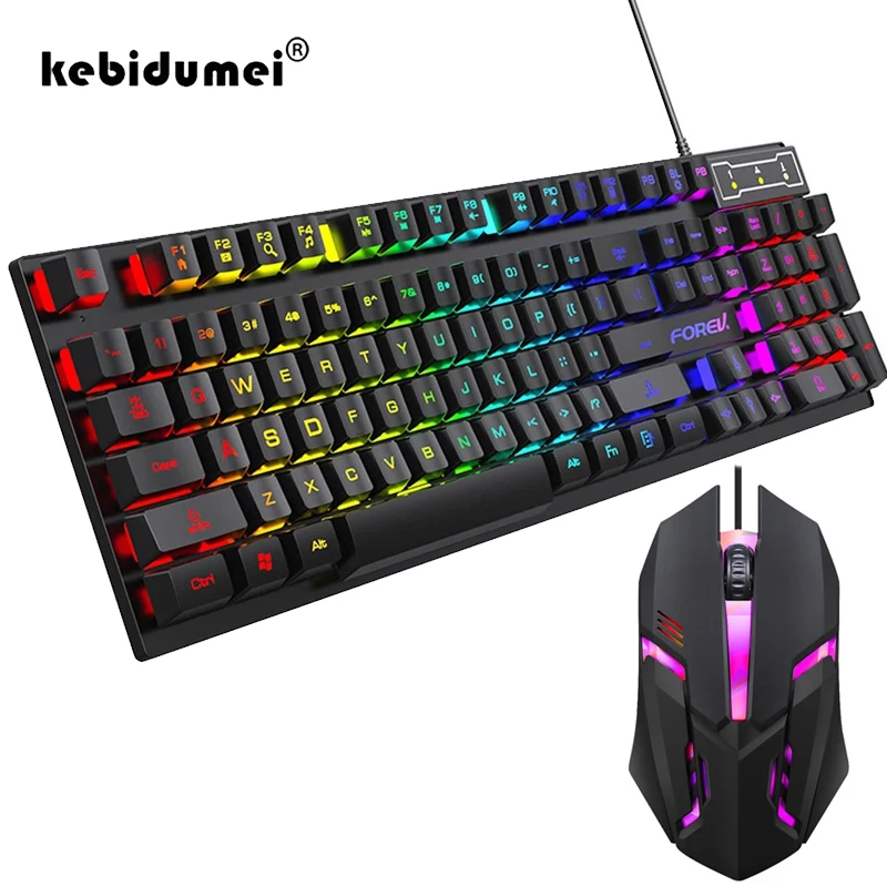 104 키 백라이트 기계식 키보드 유선 게임용 키보드  - Gaming Keyboard Half 리뷰 및 가격