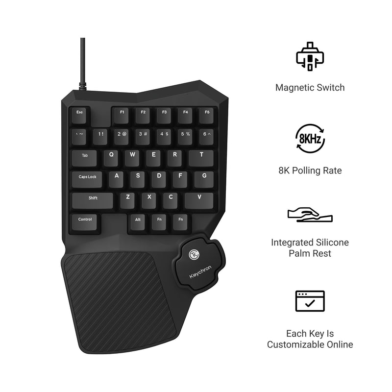 키크론 C0 HE 8K 유선 원핸드 마그네틱 스위치 게 - Gaming Keyboard Half 리뷰 및 가격