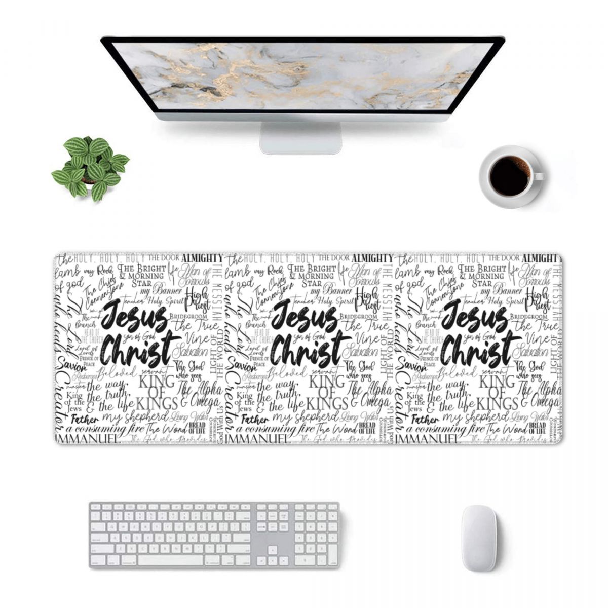 대형 마우스 패드 신의 이름 예수 그리스도 기독교 게이 - Gaming Keyboard Name 리뷰 및 가격