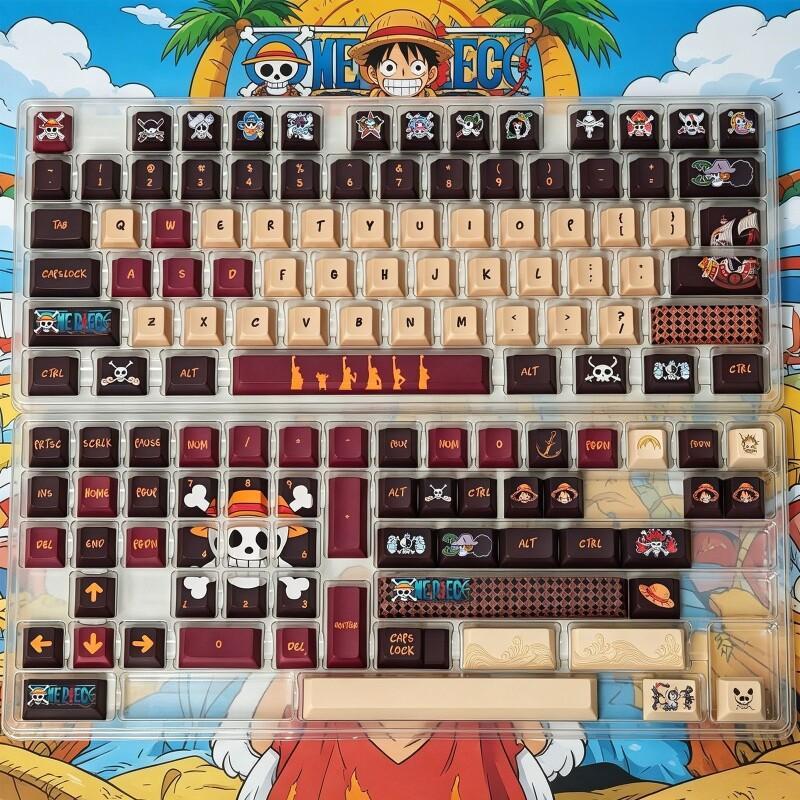 반다이 원피스 몽키 D. 루피 키캡 세트 PBT 염료승 - Gaming Keyboard Theme 리뷰 및 가격