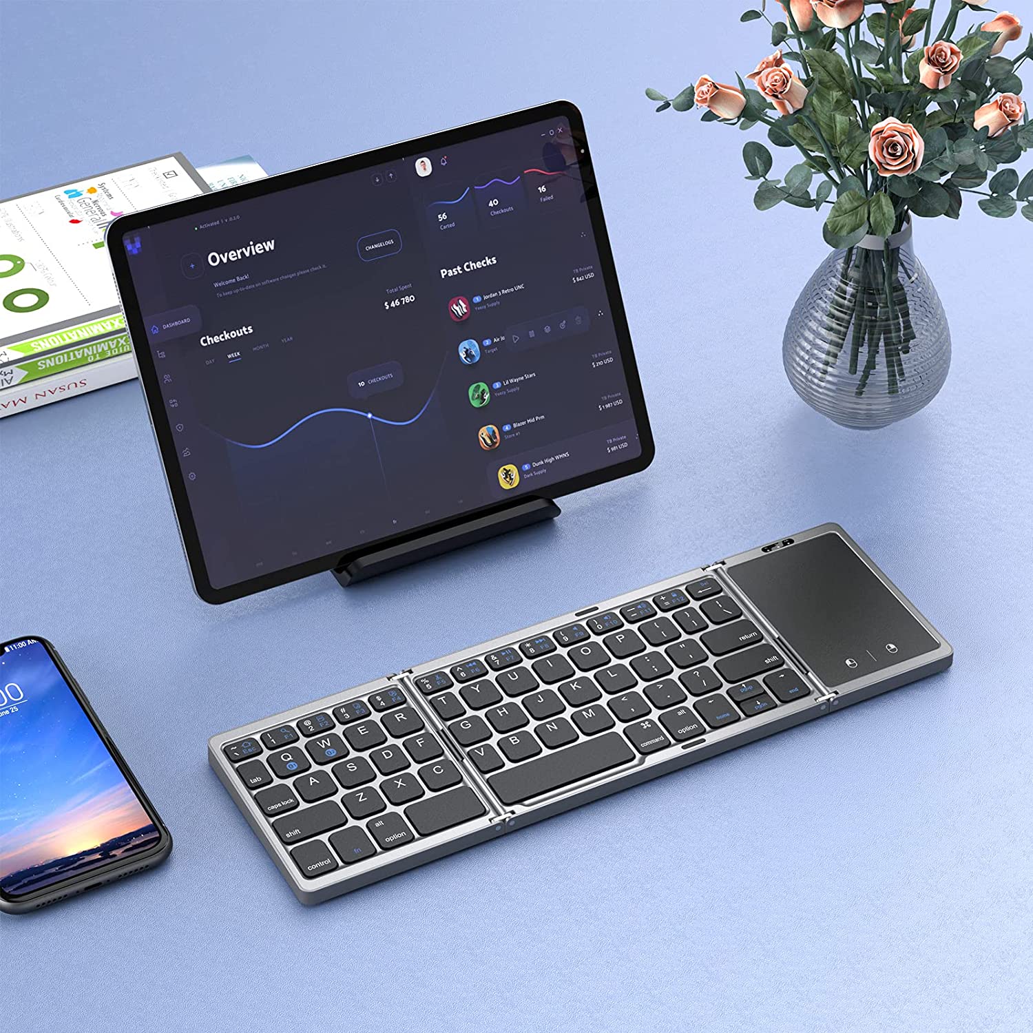 Seenda 접이식 무선 블루투스 키보드 PC Mac  - Gaming Keyboard Budget 리뷰 및 가격